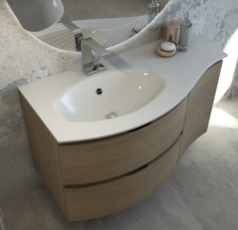 Мебельная раковина Cezares Vague 104 см  82409 - 5