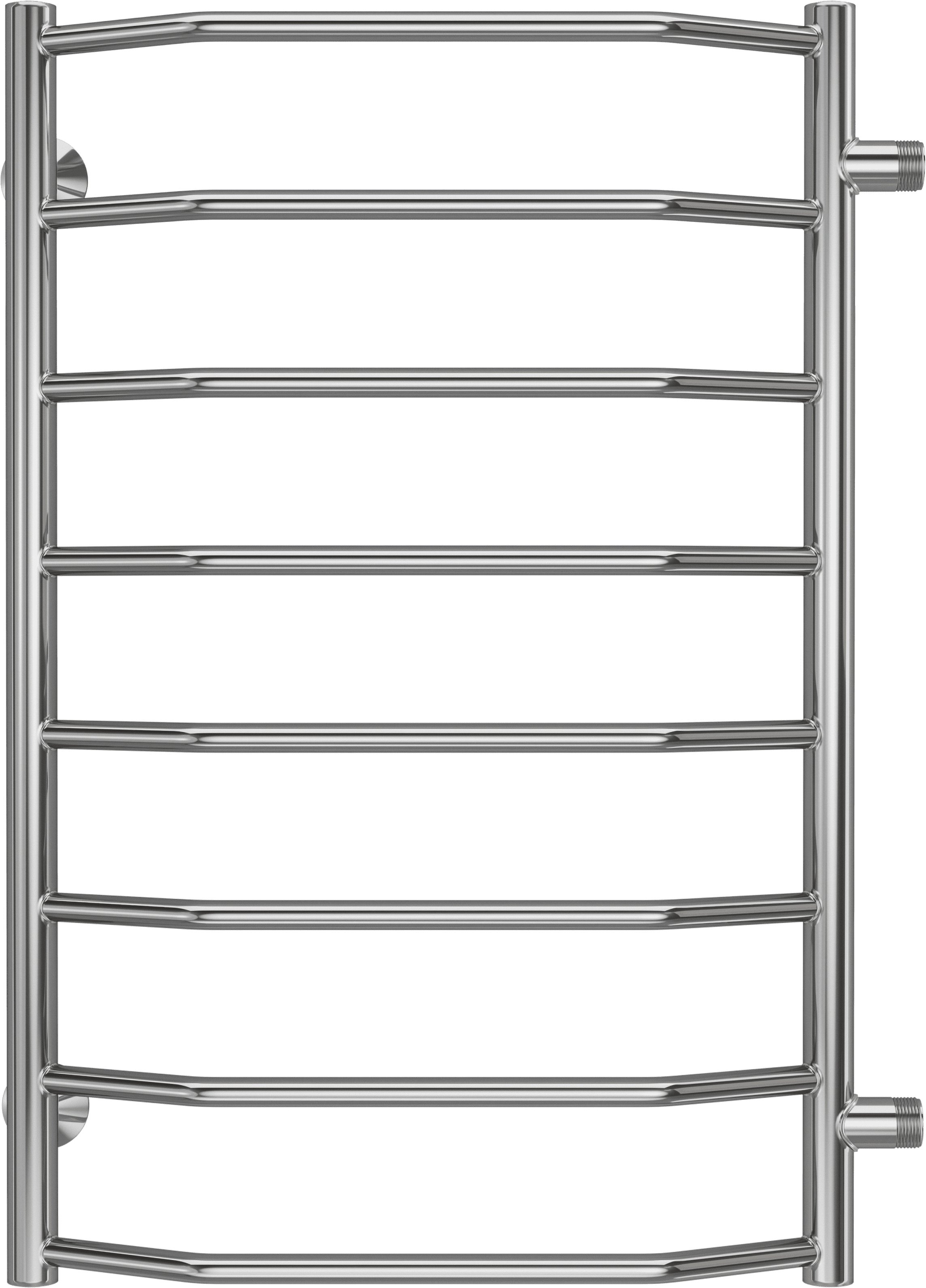 Водяной полотенцесушитель Terminus Виктория П8 500x800 Хром боковое подключение 4670078530127 - 0