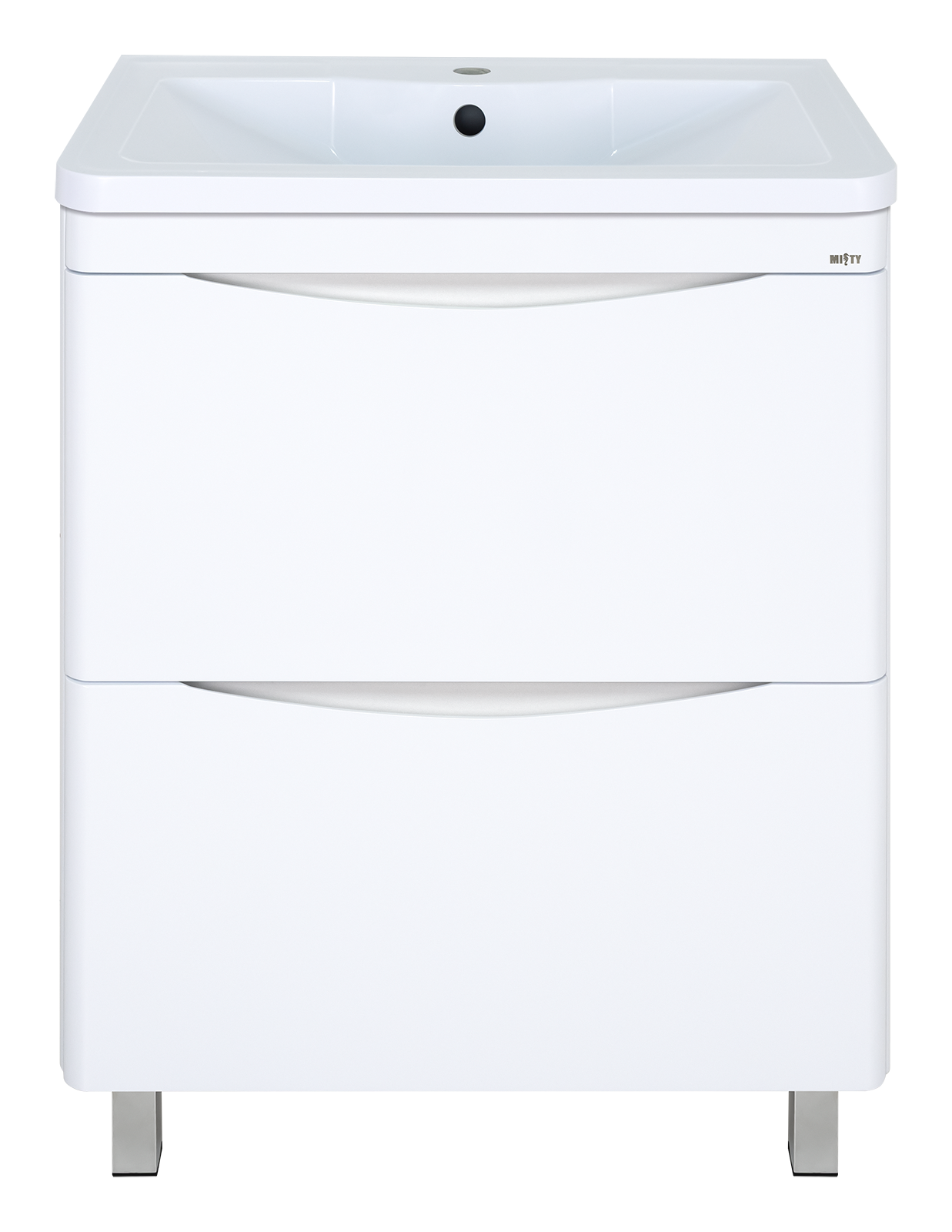 Тумба с раковиной Misty Атлантик 60 белый - 2