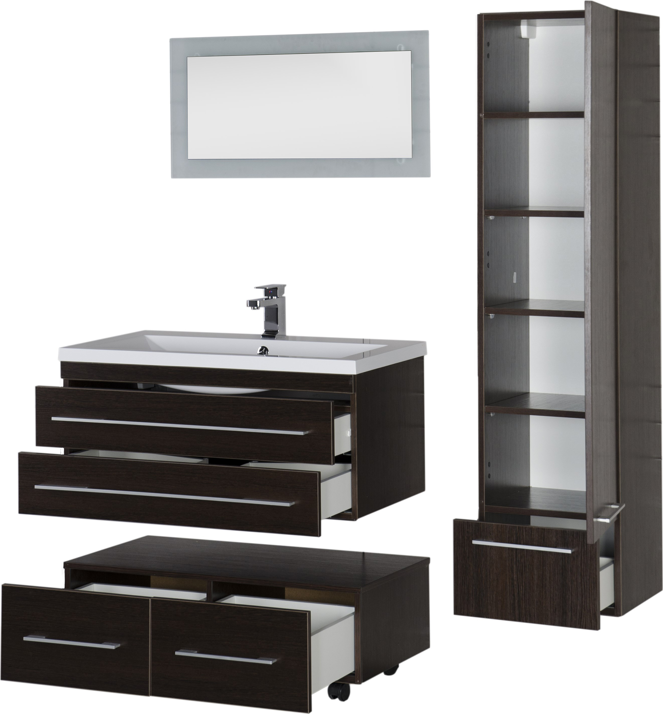 Тумба для комплекта Aquanet Нота 90 венге 00171493 - 25