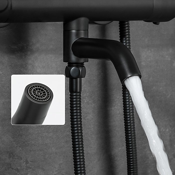 Душевая стойка с термостатом Gappo G2490-6 - 8