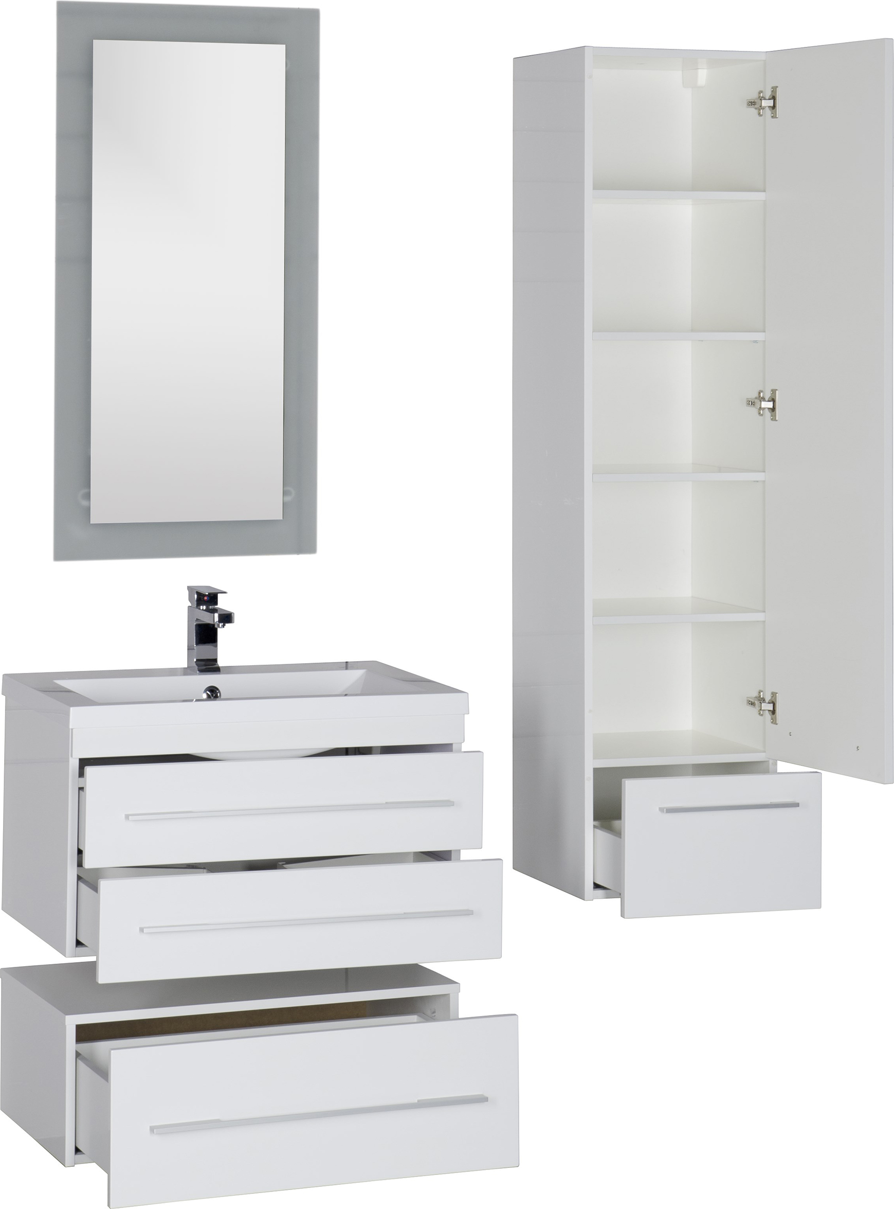 Тумба с раковиной Aquanet Нота 75 белая 171487 - 23