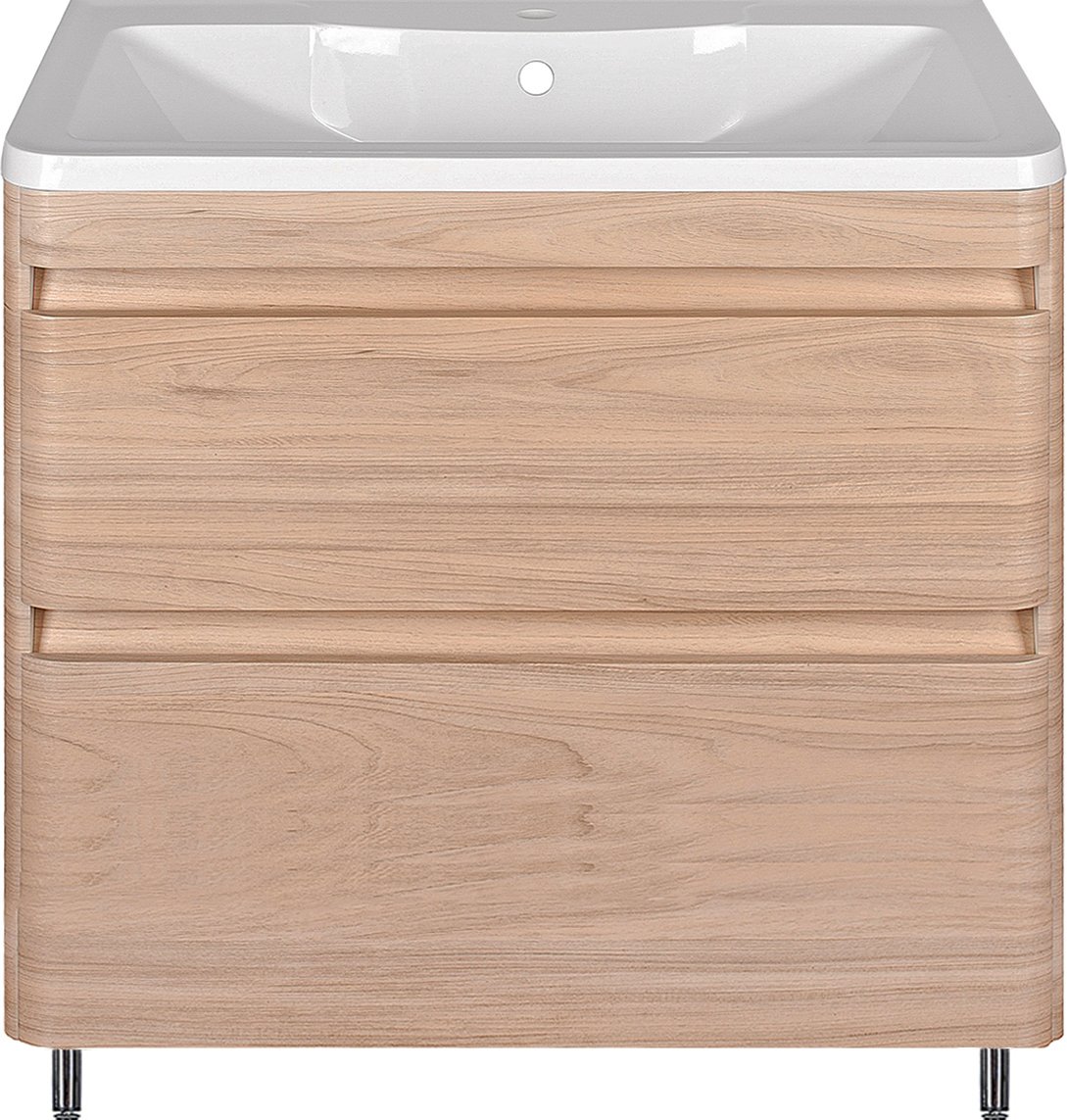 Тумба для комплекта Style Line Атлантика 80 Люкс Plus, напольная, ясень перламутр ЛС-00000688 - 0