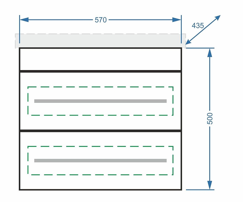 Тумба под раковину Stella Polar Ванесса Сомо 60 белый SP-00000235 - 3
