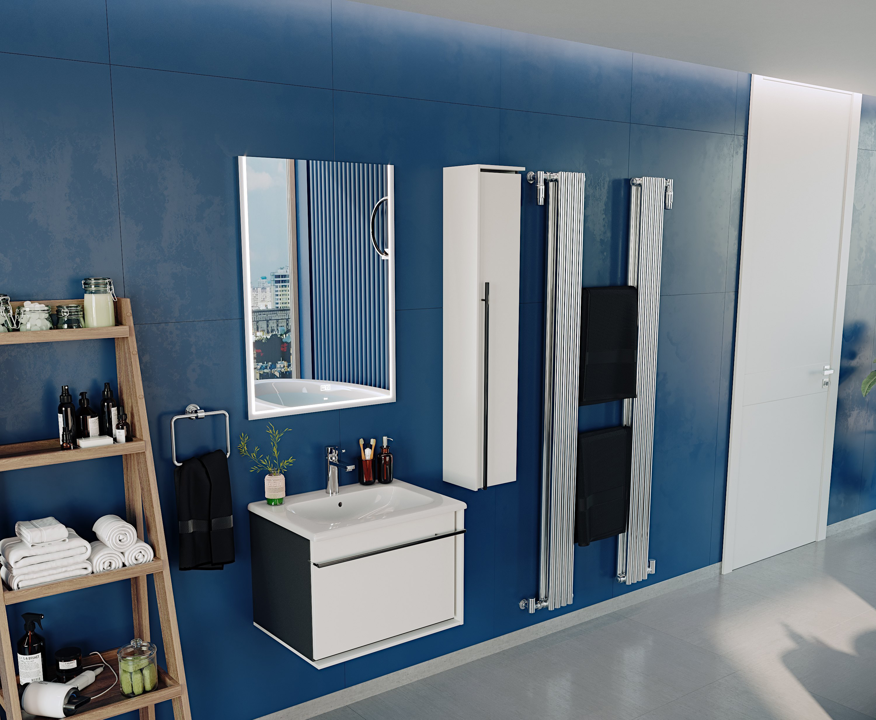 Зеркало Roca Aneto 60 подсветкой, сенсор на корпусе 812362000 - 2