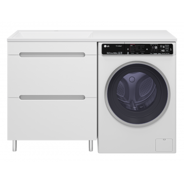 Тумба под стиральную машину Misty Байкал 70 белая глянцевая Э-Бай06070-022Я - 0