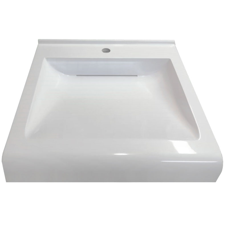 Раковина над стиральной машиной Stella Polar Футур 58х59 белая SP-00000464 - 1