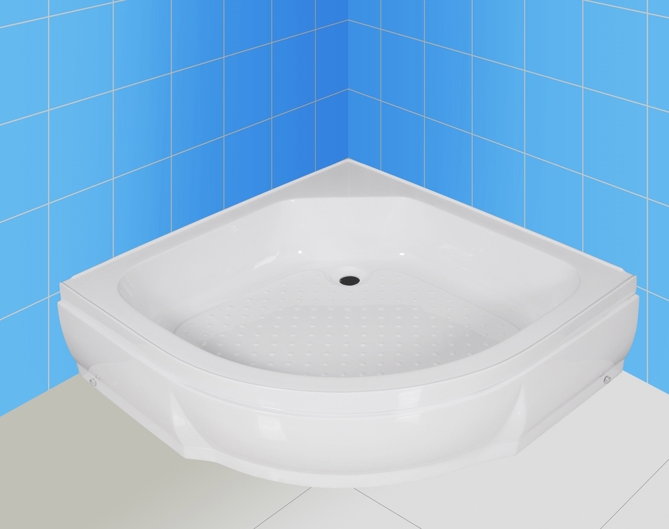 Поддон душевой полукруглый River Wemor 100/15 C  10000002958 - 1