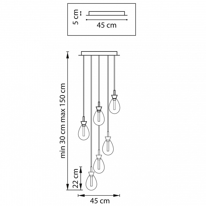 Подвесная люстра Lightstar Colore 805169 - 4