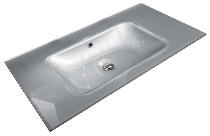 Раковина - столешница Armadi Art Monaco 80 серебро 852-080-SLF - 0