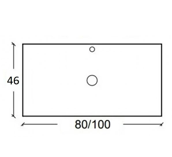 Столешница под раковину Armadi Art NeoArt 100 белый 851-100-46 - 4