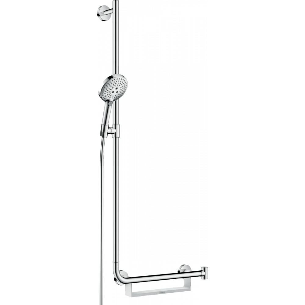 Душевой набор Hansgrohe Raindance Select S 120 3jet со штангой 110 см, левосторонний, хром 26324000 - 0