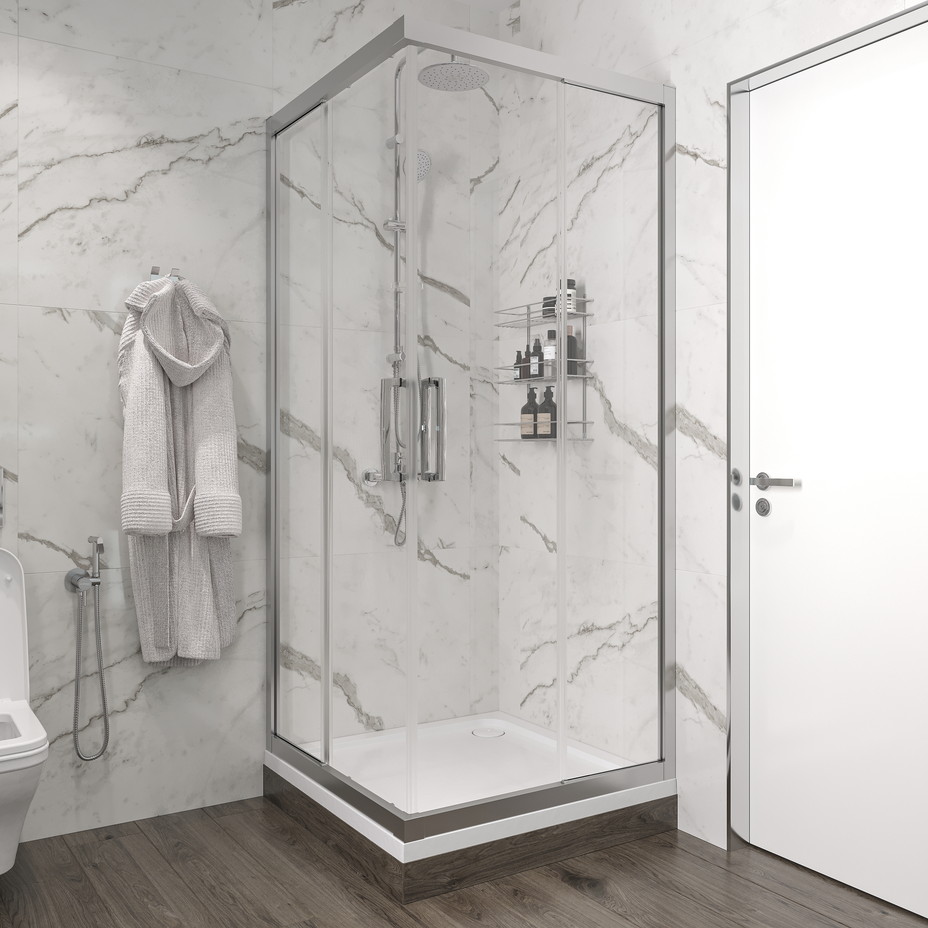 Поддон для душа STWORKI Дублин 90x90, с сифоном 555206 - 4