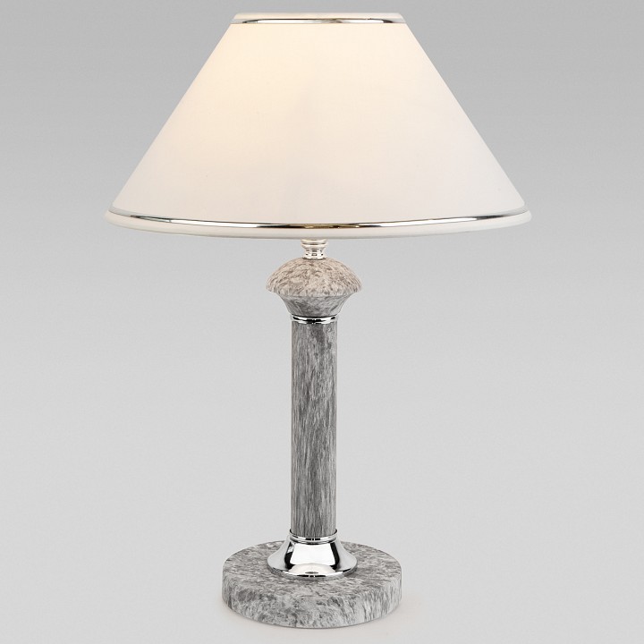 Настольная лампа декоративная Eurosvet Lorenzo 60019/1 мрамор - 0