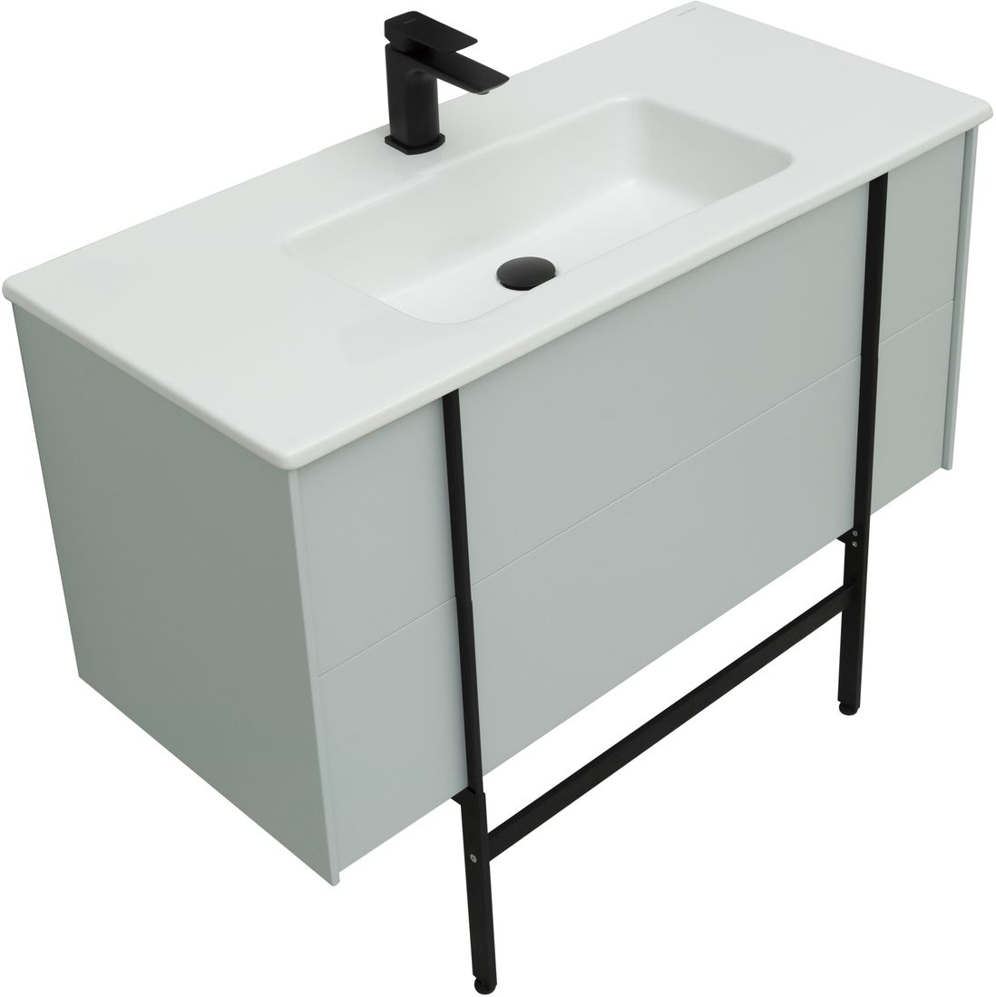 Тумба под раковину Allen Brau Reality 100 светло - зеленый матовый 1.32007.PWM - 16