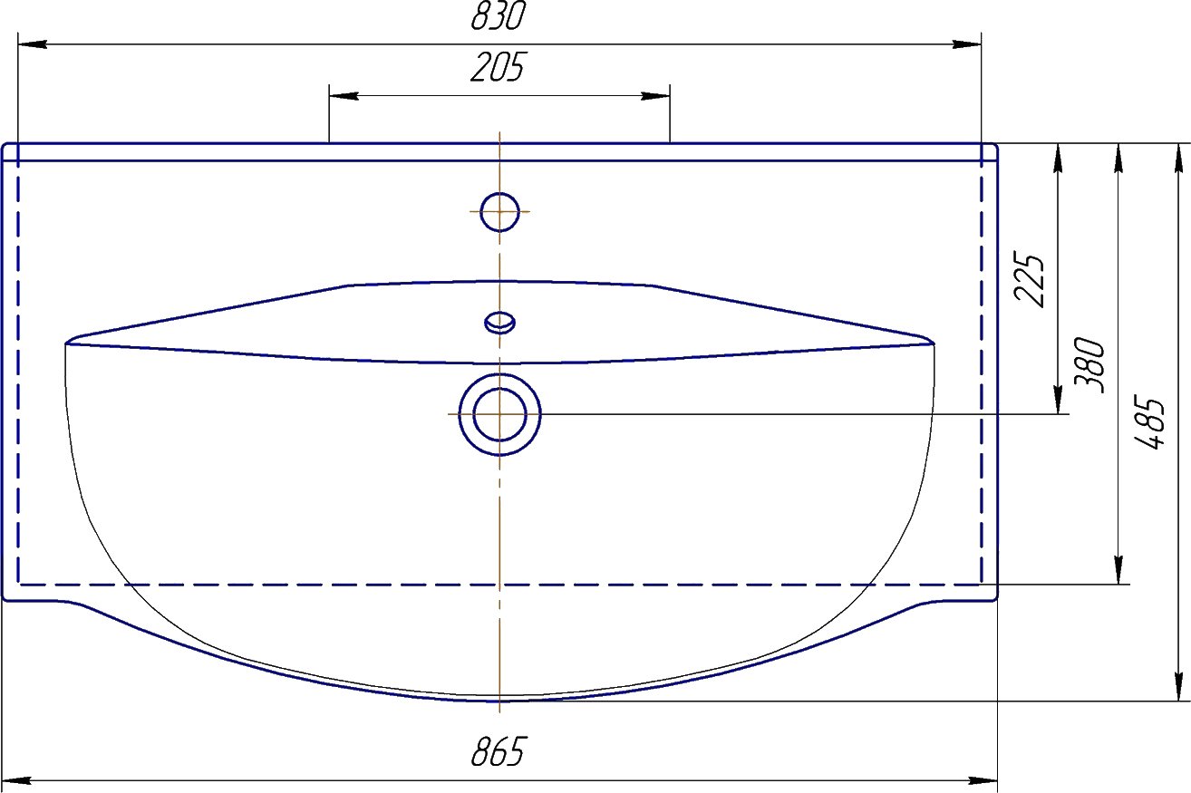 Мебель для ванной Misty Элвис 85 белая - 11