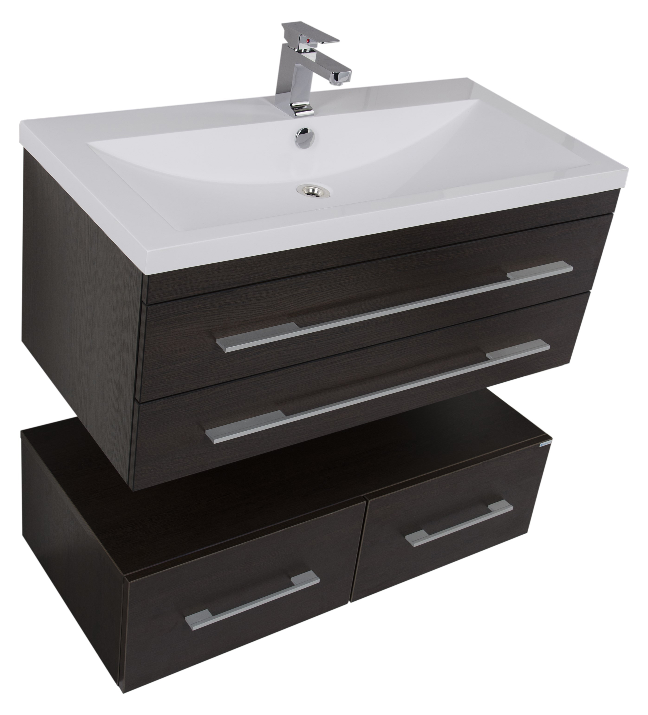 Тумба Aquanet Нота 100 подкатная венге 00170750 - 10