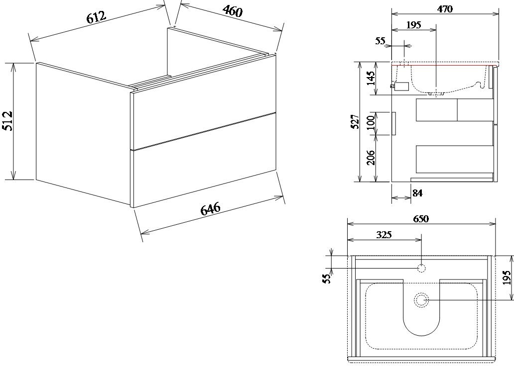 Мебель для ванной Sanflor Чикаго 65 - 9