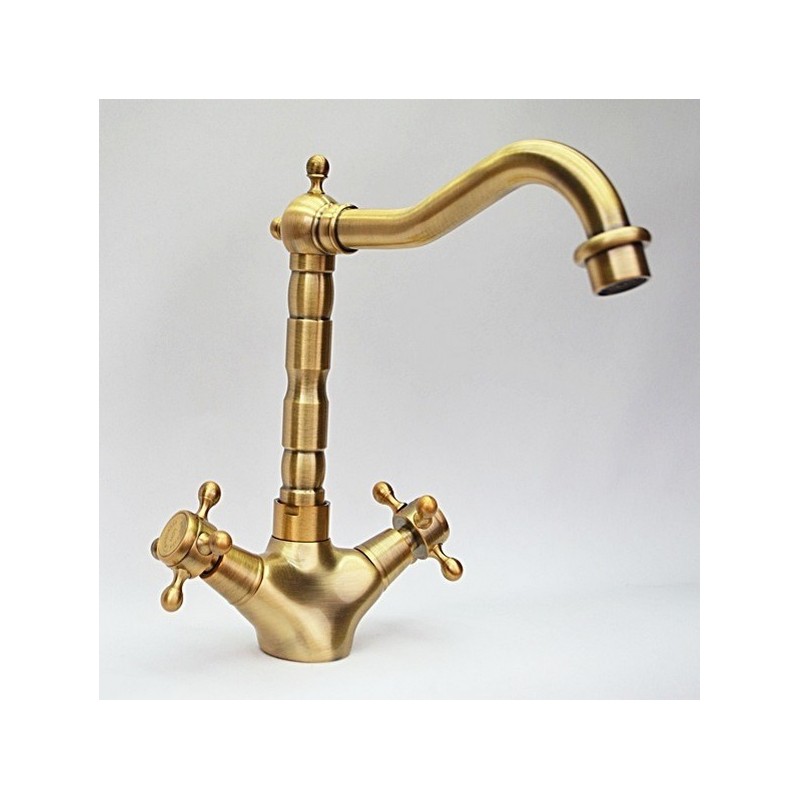 Смеситель для кухонной мойки Magliezza Classico бронза  50150-br - 0