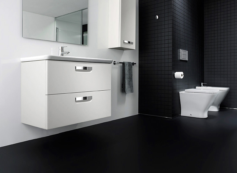 Тумба для комплекта Roca Gap 80 белый глянец ZRU9302877 - 1