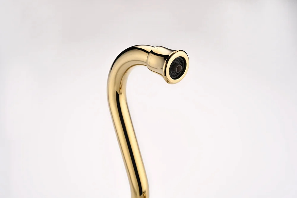 Смеситель для кухни Paulmark Retro золото Re213226-G - 9