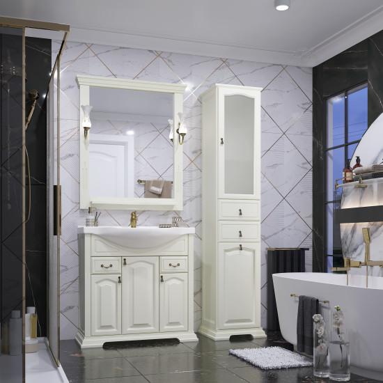 Тумба с раковиной Opadiris Риспекто 85 бежевый матовый - 3