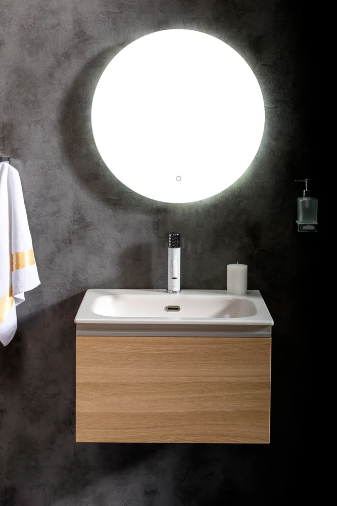 Тумба под раковину Armadi Art Vallessi 60 светлое дерево 837-060-L - 2