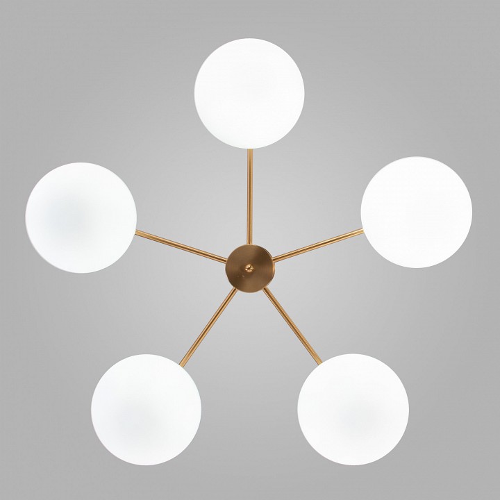 Люстра на штанге Eurosvet Like 30190/5 латунь - 2