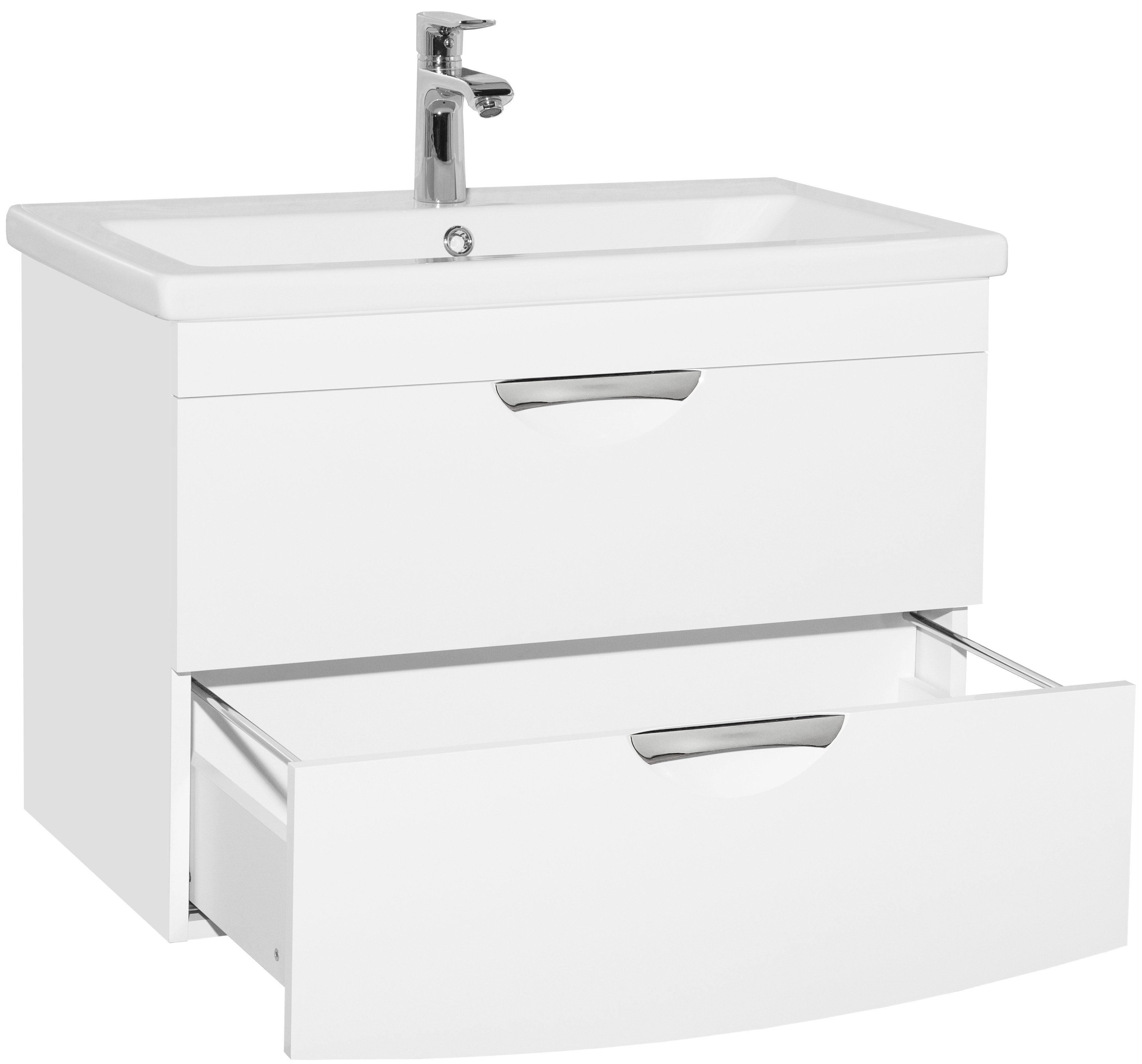 Тумба для комплекта Style Line Жасмин-2 80 Люкс Plus, белая ЛС-000010037 - 4