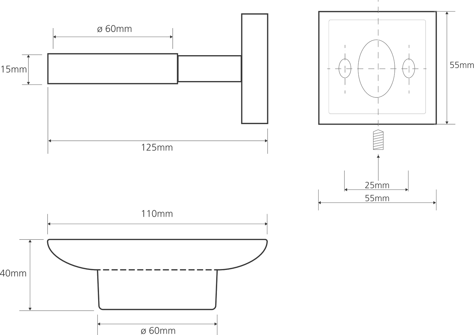 Мыльница Bemeta Beta  132108042 - 1