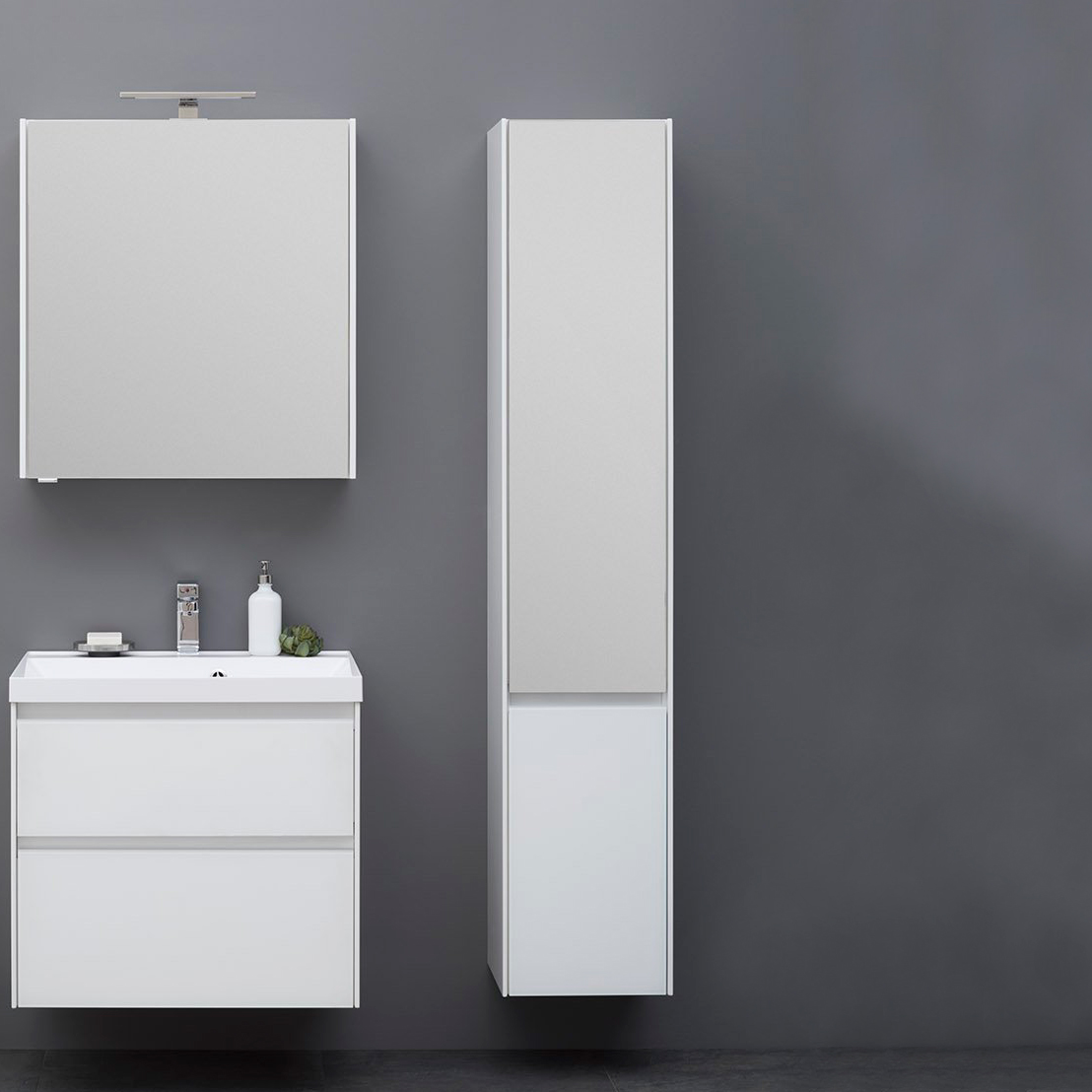 Шкаф-пенал Aquanet Гласс 35 196962 - 0