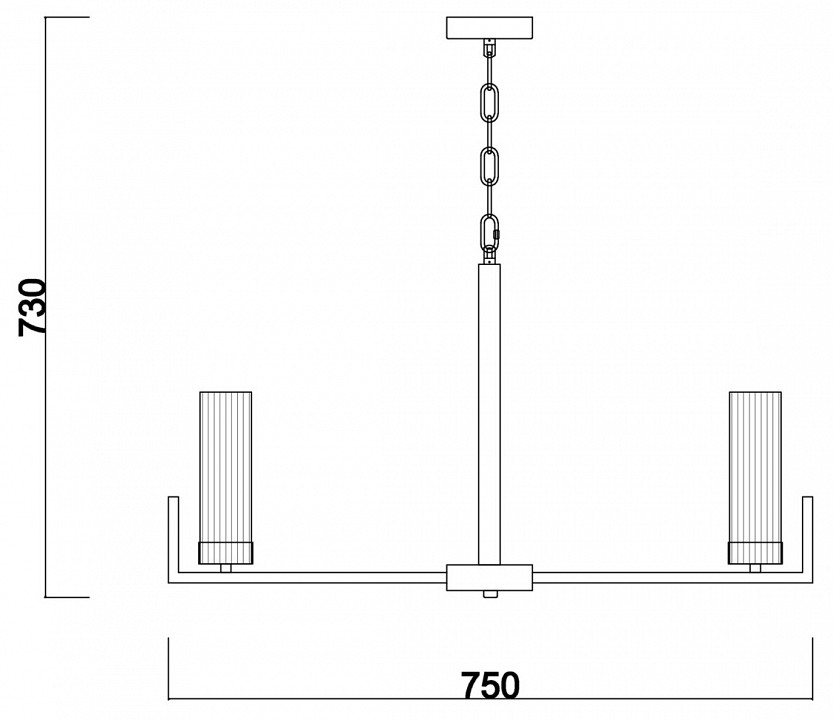 Подвесная люстра Freya FR5214PL-08CH - 2