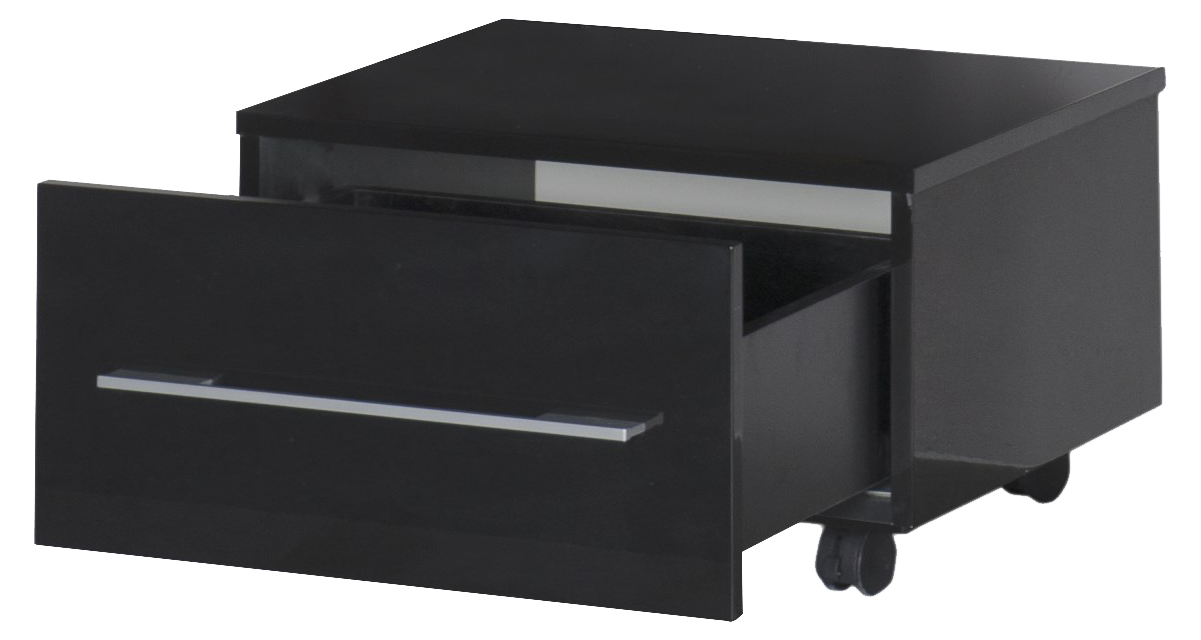 Тумба Aquanet Нота 58 подкатная, черная 00170731 - 4