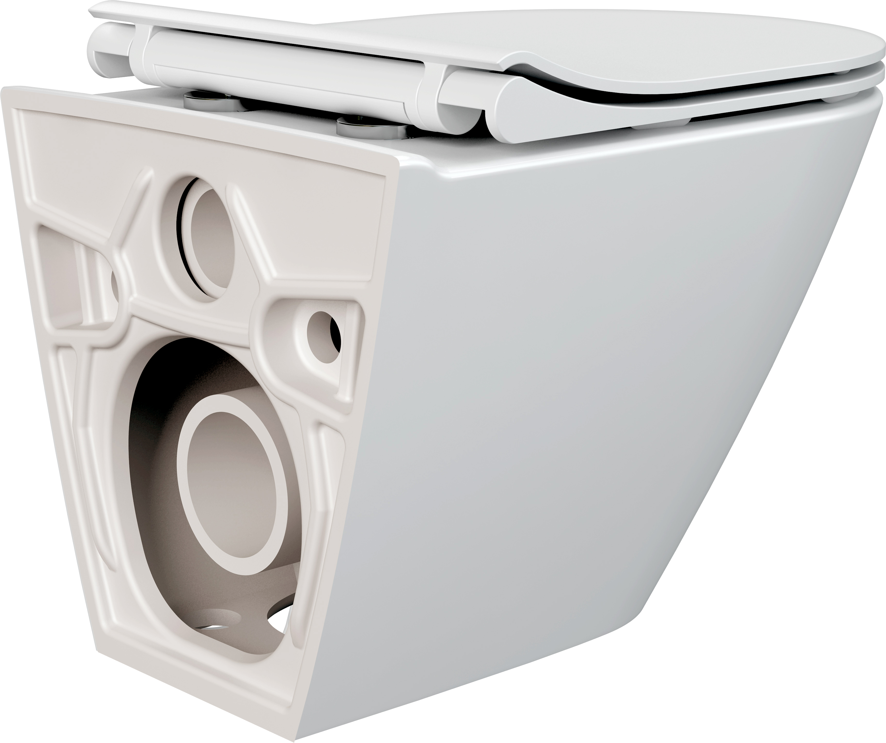 Унитаз подвесной Cersanit City Oval Clean On DPL EO slim 63114 - 11