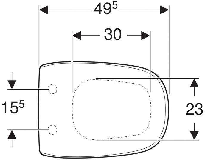 500.540.01.1 GEBERIT сидение для унитаза CITTERIO с микр. (белый) - 2
