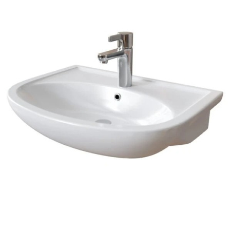 Тумба с раковиной Misty Уют 60 белая глянцевая ИП000000162 - 2