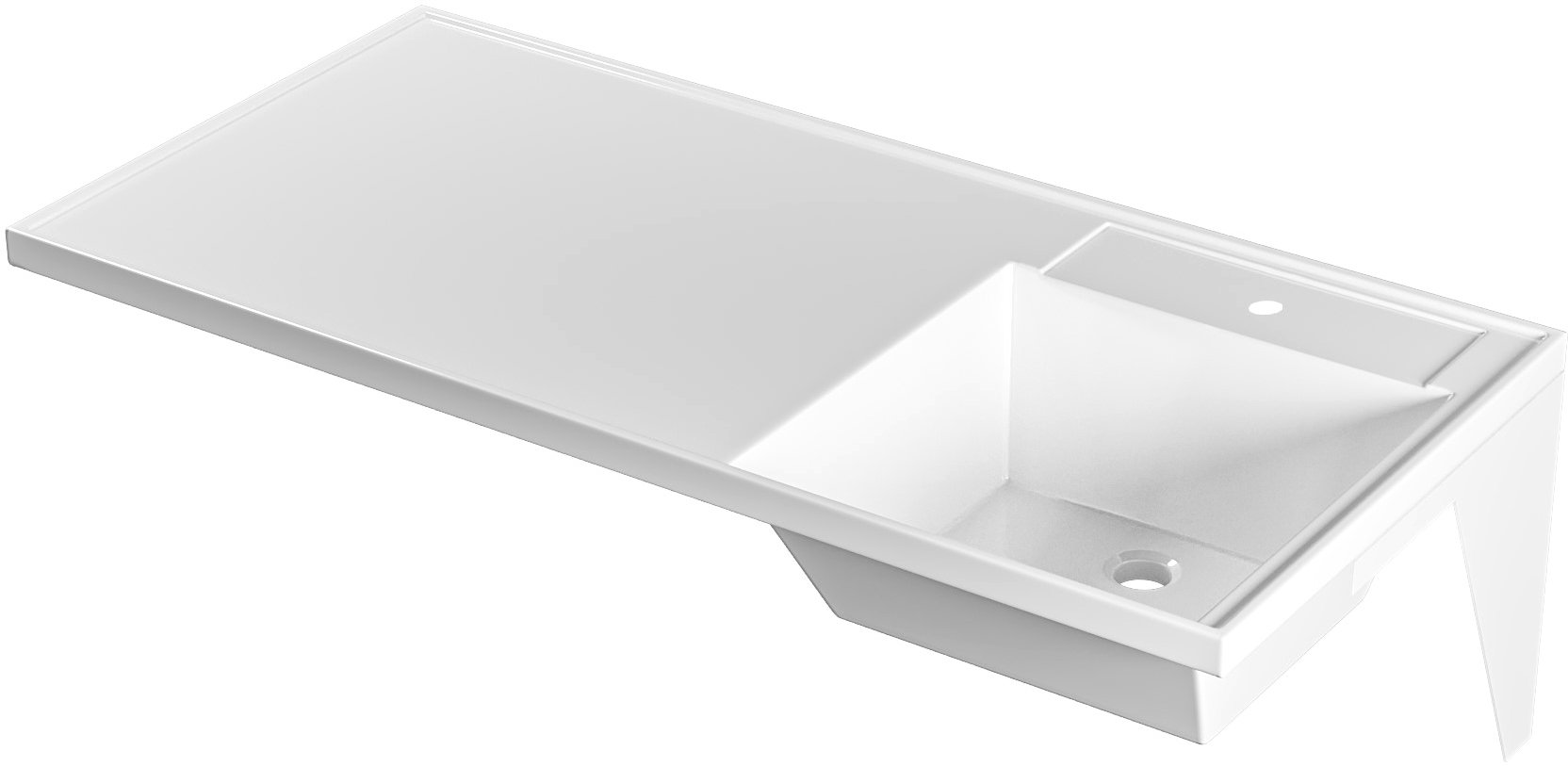 Раковина СанТа Лидер 100 R 900107N - 0