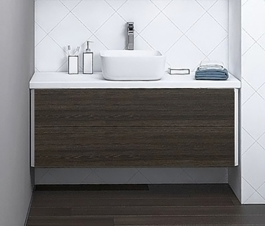 Мебель для ванной Акватон Брук 100 дуб феррара - 2