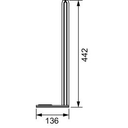 Опора для фиксации Tece TECEprofil register правая 9820461 - 1