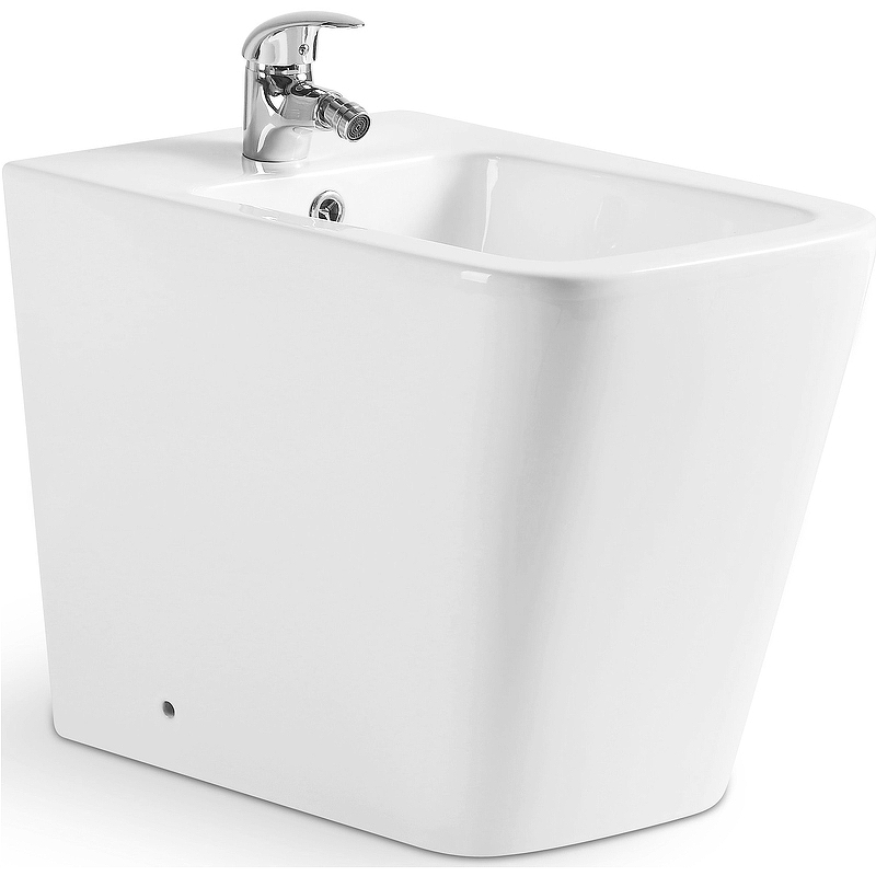 Биде напольное Ceramalux белый  NS-3370 - 0