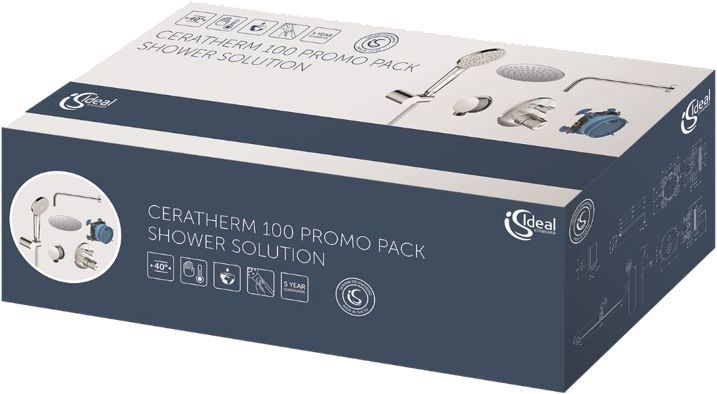 Душевой комплект Ideal Standard Ceratherm хром BD006XC - 16