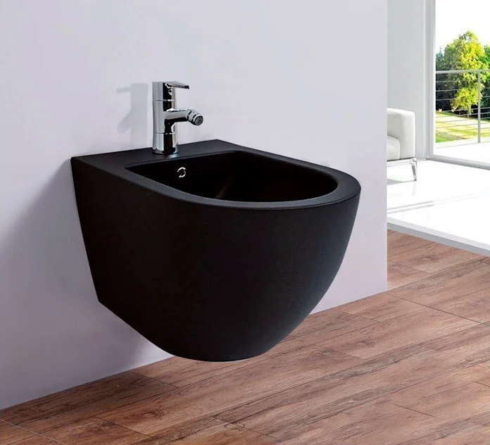 Биде подвесное Esbano Garcia черный матовый  ESVBGARCBM - 1