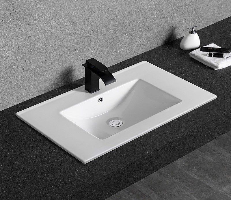 Раковина встраиваемая CeramaLux N 71 см белый  YJ-803-70 - 3