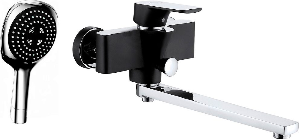 Смеситель для ванны D&K  хром, черный  DA1433315 - 0