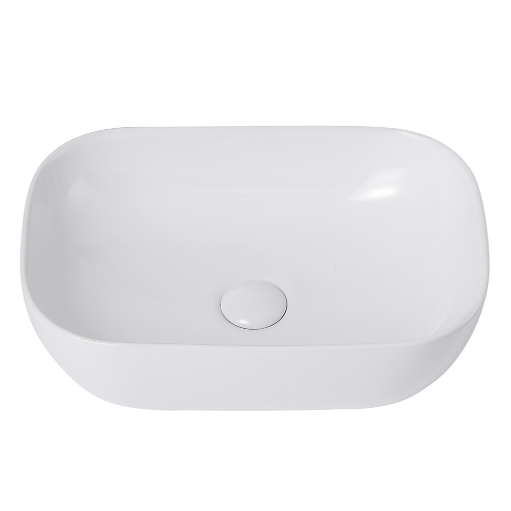 Раковина накладная ABBER Rechteck 46 белая  AC2200 - 1