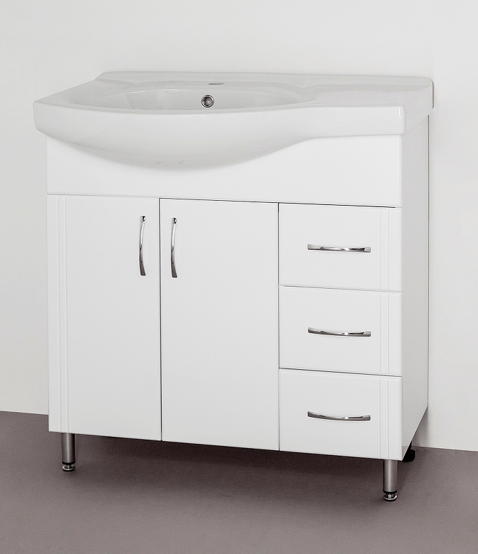 Раковина мебельная Style Line Коралл 82 L белый ЛС-00000163 - 4