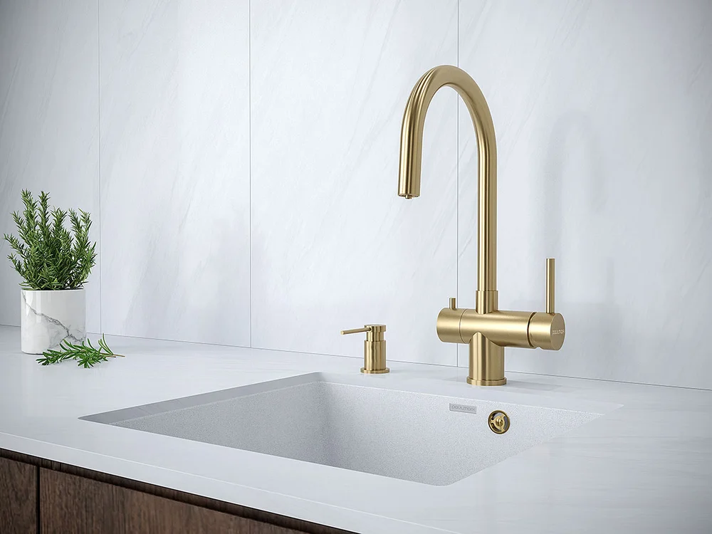 Дозатор для кухонной мойки Paulmark Brevit бронза D005-BR - 1