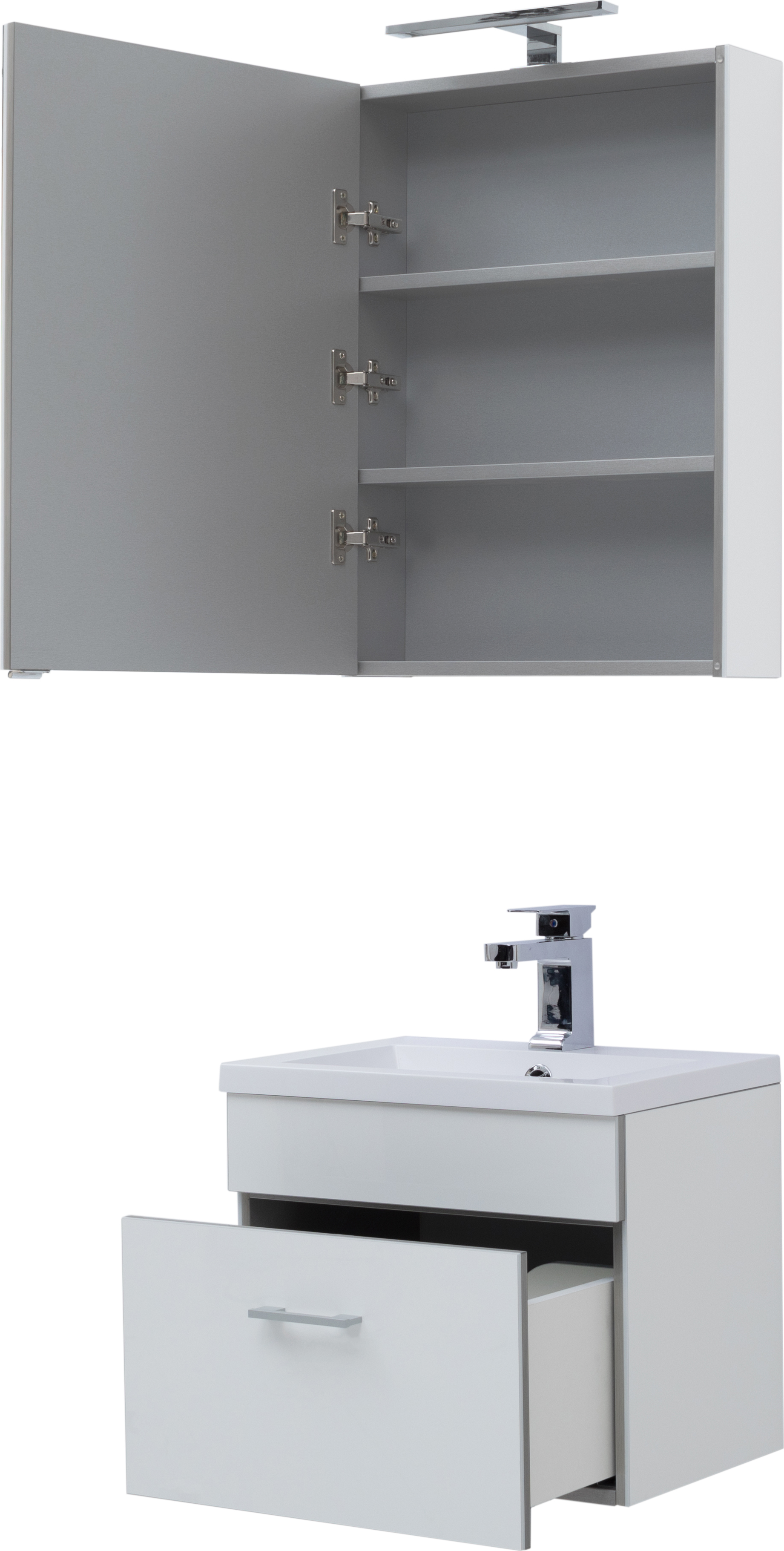 Зеркало-шкаф Aquanet Верона 50 белый 207763 - 7