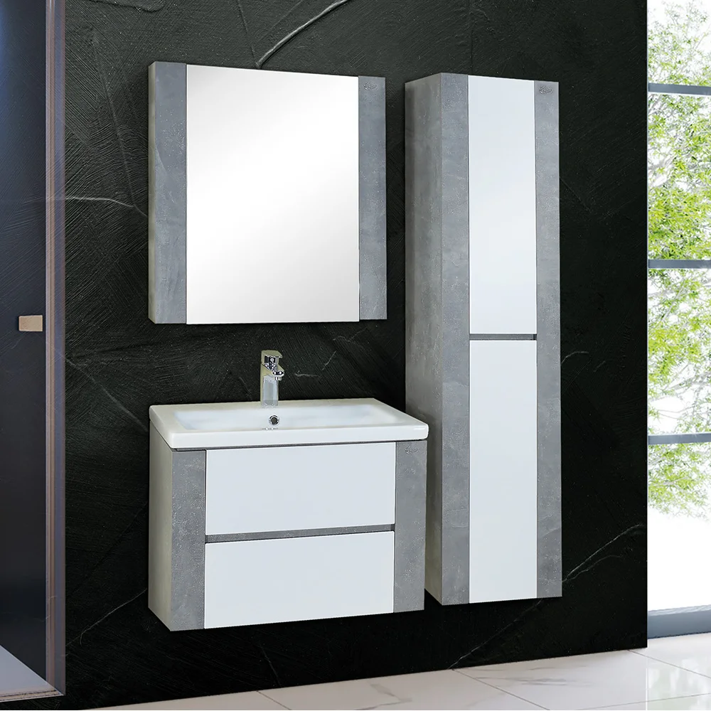 Тумба под раковину Onika Стоун 70 ателье светлое  107044 - 2