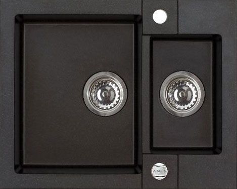 Мойка кухонная Alveus Rock Granital 80 carbon 1090960 - 0